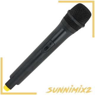 ( Sunnimix 2 ) ไมโครโฟนปลอมสีดําสําหรับชุดแฟนซี