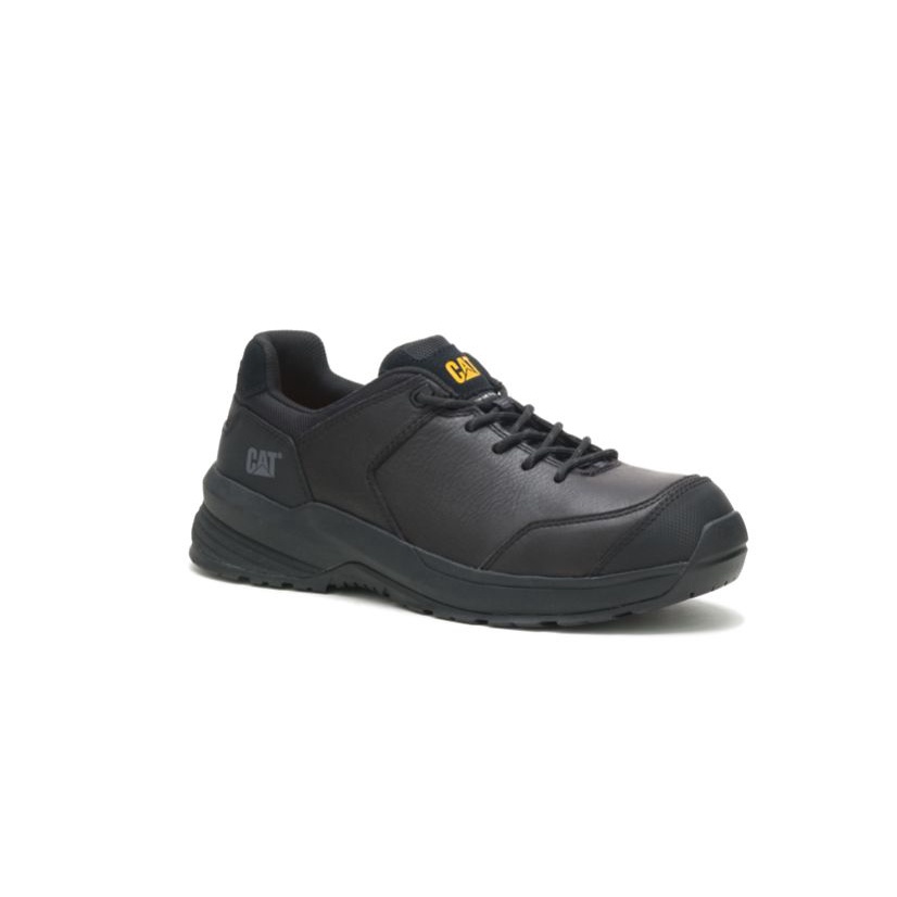 [พร้อมส่ง] Caterpillar Men's Streamline 2.0 Leather Comp Toe Work Shoe รุ่น P91351 รองเท้าเซฟตี้  สีดำ