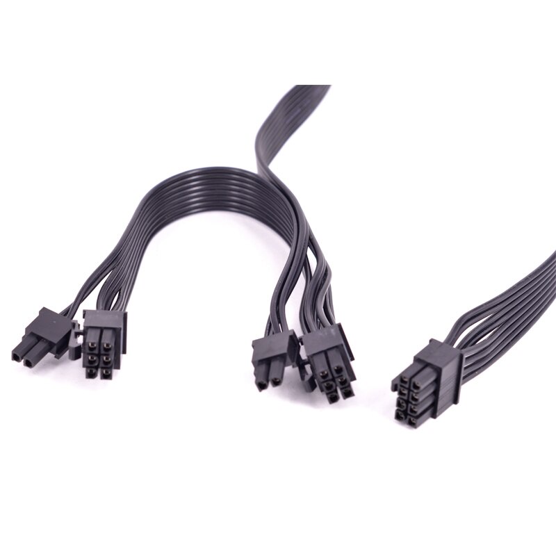 For SilverStone STRIDER GOLD S SERIES 850W 750W CPU 4+4pin 8Pin EPS 12V CPU SATA Molex Cable 6+2pin PCIe Power Supply Ca #8