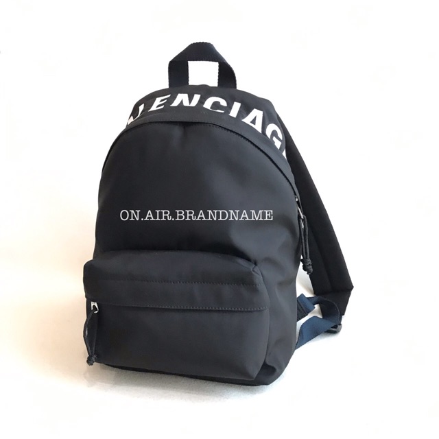 New balenciaga small backpack สีดำสวยเท่ห์
