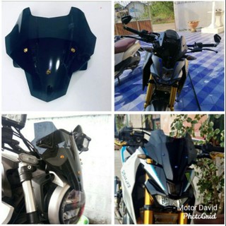 ชิวหน้า Yamaha MT15 สีสโม๊ก หร้อมน๊อตทอง ราคาลดพิเศษ