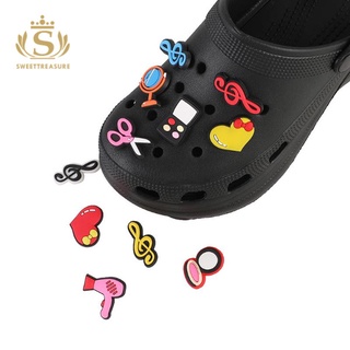 Cartoon Theme Charms Are Suitable For Crocs Accessories Shoe Pins Decorations