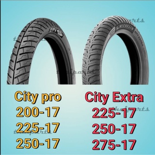 Michelin ยางนอก ลาย City Pro City Extra มอเตอร์ไซค์ ยางนอก มิชลิน ลาย City Extra TT ใช้ยางใน 2.00 2.25 2.50 2.75 -17