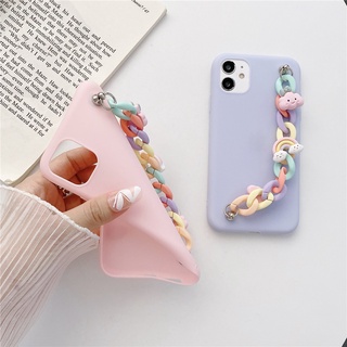 เคสโทรศัพท์มือถือ ลายก้อนเมฆ พร้อมสายคล้องมือ สีแคนดี้ สําหรับ Samsung A04S A13 Lite J2 J5 J7 Prime J3 Pro 2017 A9S A8 A6 A7 A9 J8 J4 J6 Plus Core 2018 M20 M21 A52 M31 M31S M21S M30S M51 G530 A52S