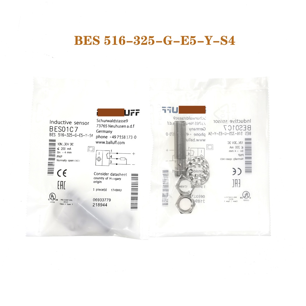SZ BES 516-325-G-E5-Y-S4 เซ็นเซอร์สวิตช์ความใกล้เคียงจุดสินค้าดั้งเดิม