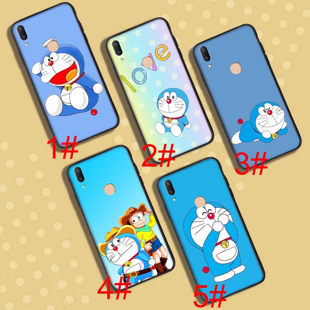 A-91 Lovely Doraemon Soft Case VIVO Y53 Y55 Y55s Y67 Y75 Y79 Y81 Y81s