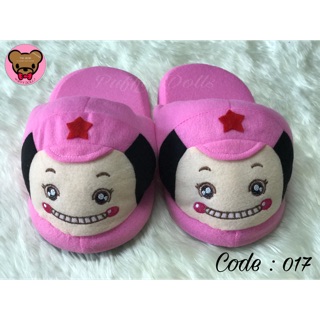 รองเท้า Slippers หัวตุ๊กตา (No.017)#มีบริการเก็บเงินปลายทาง