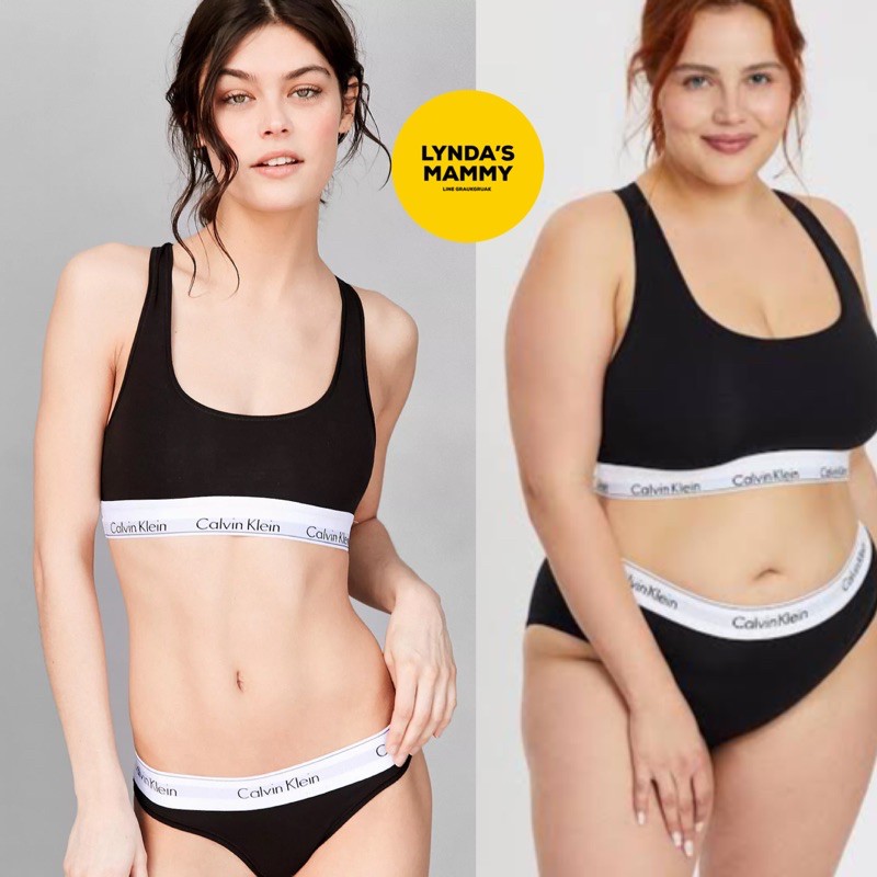 พร้อมส่ง [ของแท้] ชุดชั้นใน Calvin Klein Modern Cotton และ Icon Modal cotton Black สีดำ