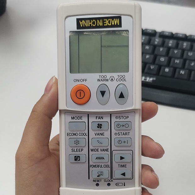 KM06E ใหม่ระยะไกลสําหรับ Mitsubishi Aircon ควบคุม Mitsubishi KM05E KM09G KD05D SG10 KM06E - KM09G - 