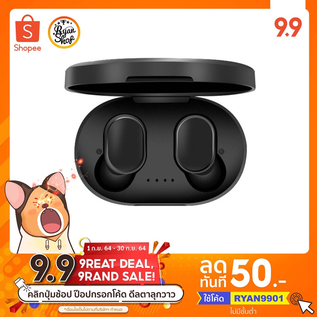 หูฟังบลูทูธ A6S Mini TWS True Wireless In-Ear Bluetooth 5.0