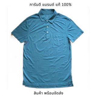 เสื้อยืดคอโปโล มีกระเป๋า แบรนด์แท้ J.CREW SLIM FIT มือสอง