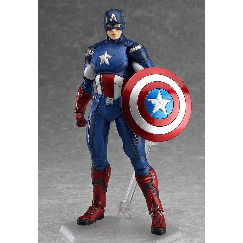 Figma 226 Captain America Lot JP. กับตัน อเมริกา มาเวล กับตันอเมริกา