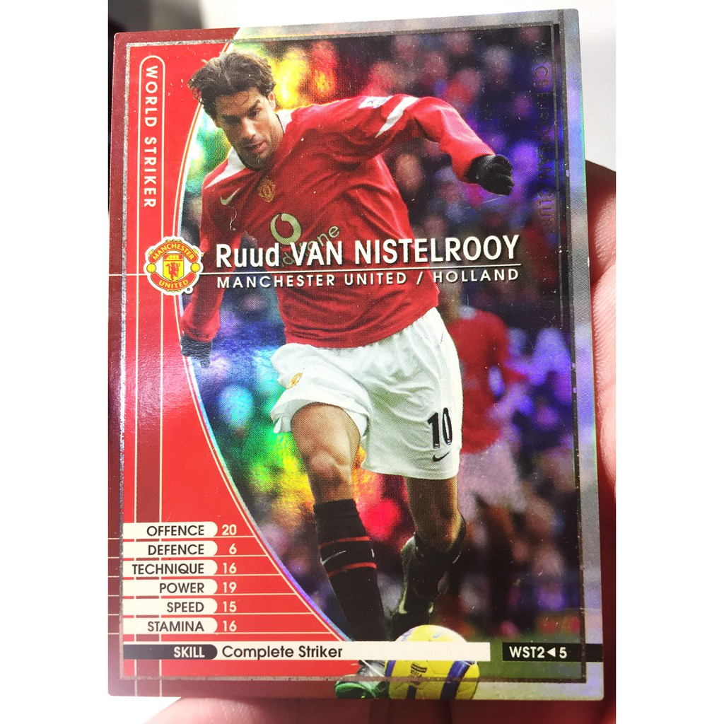 Wccf 04 05 Wst2 5 Ruud Van Nistelrooy Panini Vir Japan Holo ルート ファン ニステルローイ Shopee Thailand