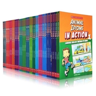 หนังสือฝึกอ่านภาษาอังกฤษ สำหรับเด็ก ชุด scholastic in action เซต 45 เล่ม