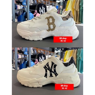 พร้อมส่ง New MLB Sneacker grade HI END ไซส์ 36-42  รองเท้ากีฬารองเท้าอเนกประสงค์  สูง 6CM