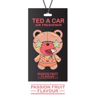 Ted a car : Passion Fruit แผ่นหอมเท็ดอะคาร์ กลิ่นเสาวรส
