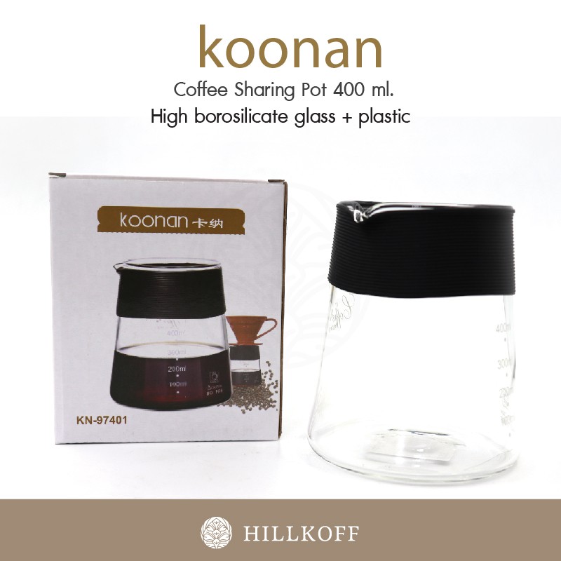 Hillkoff : Koonan: KN-97401 Coffee Sharing pot 400 cc.
