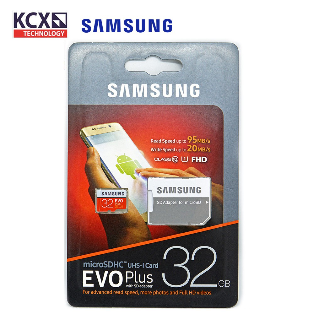 ใหม่! การ์ด microSD ของ Samsung EVO+ 32GB พร้อมอะแดปเตอร์