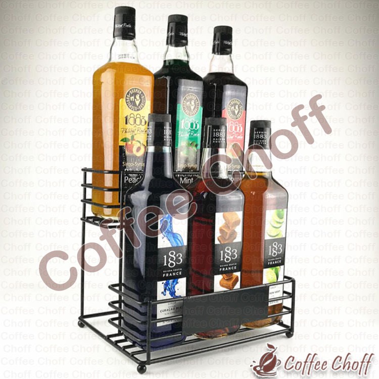 SYRUP RACK, SIRUP BOTTLE DISPLAY HOLDER, SUGAR BOTTLE HOLDER, SOY SAUCE