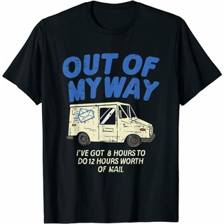 เสื้อยืดผ้าฝ้ายพิมพ์ลาย2022 เทรนด์ใหม่ Casual Joke Delivery Truck Out of My Way, Delivery Driver Gift t-shirt