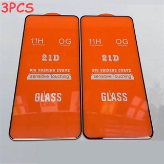 3PCS Infinix Note 7 Lite S5 Pro Infinix Hot 10 9 Play Hot 8 7 Pro S5 S5Pro 21D Screen Protector Tempered Glass Case Film COD