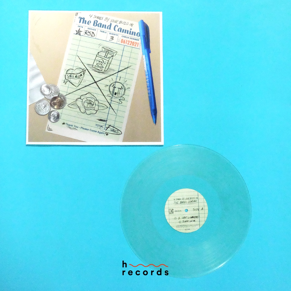 (ส่งฟรี) แผ่นเสียง The Band CAMINO - 4 songs by your buds in The Band Camino (Limited 12" Milky Clea