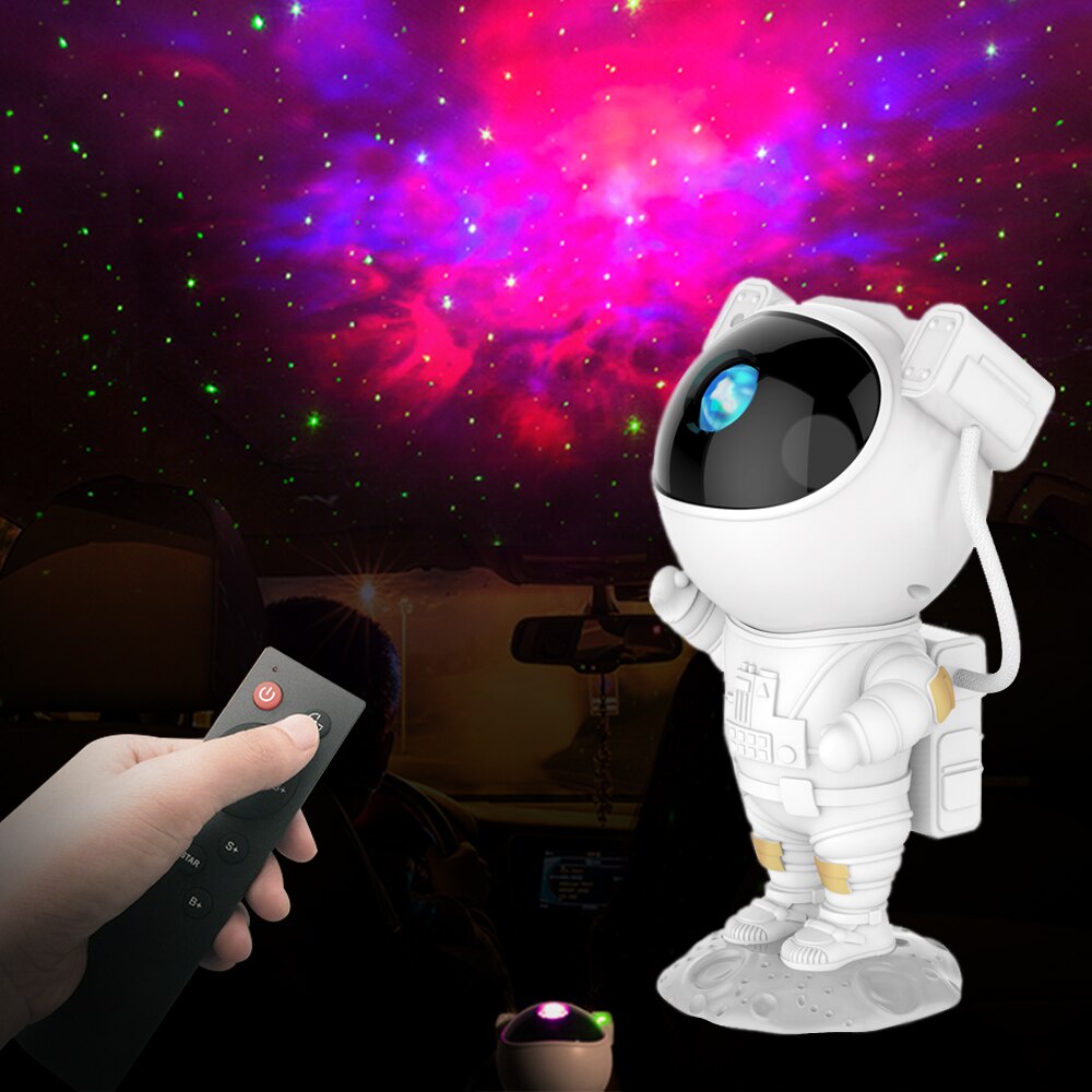 galaxia proyector astronauta colorido cielo estrellado proyector dormitorio decoración del hogar para luz nocturna niño humor luz regalo estrella pr | Shopee Tailandia
