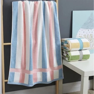 โปรแรง🔥งานโรงแรม ถุงซิปล็อค ผ้าเช็ดตัวคอตตอน เกรดพรีเมี่ยม ขนาด75*145cm. cotton100% หนานุ่ม ซับน้ำดีที่สุด