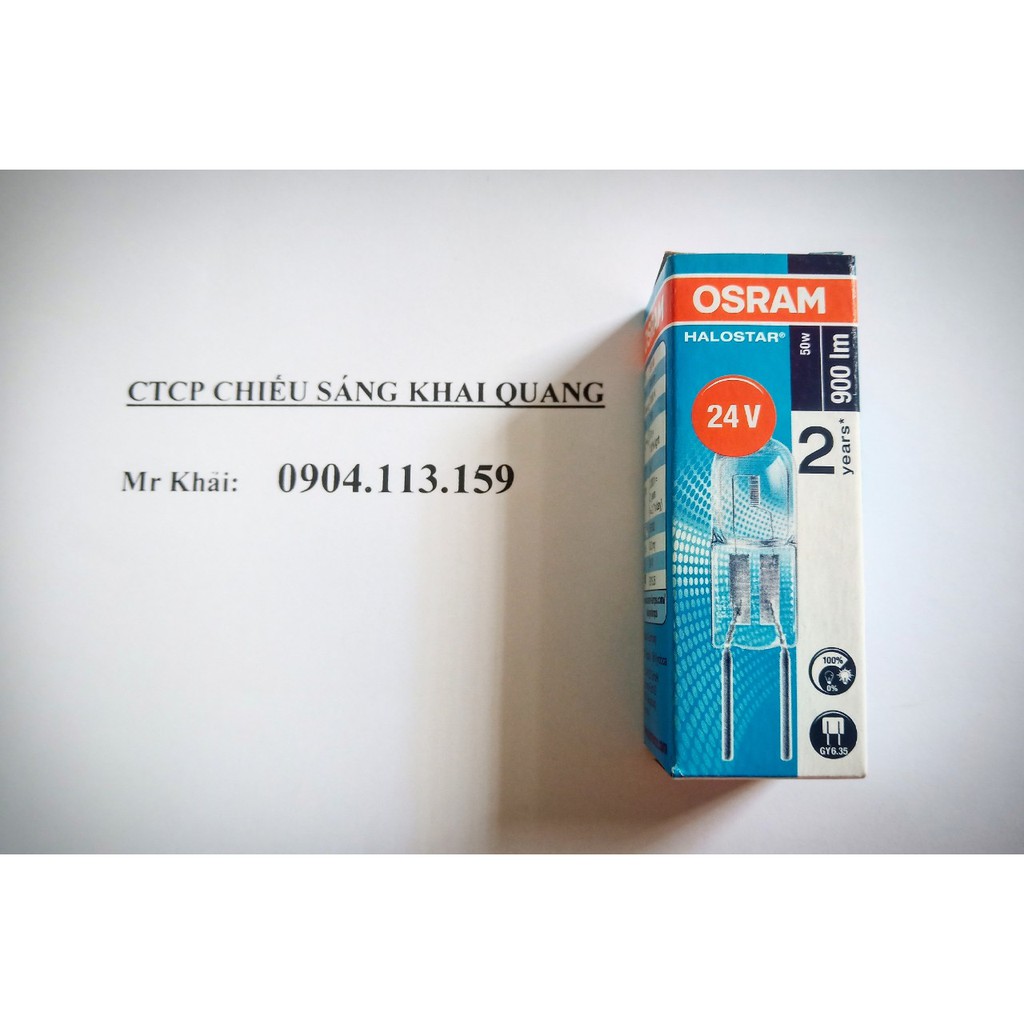 หลอดฮาโลเจน 24V 50W 64445U Osram
