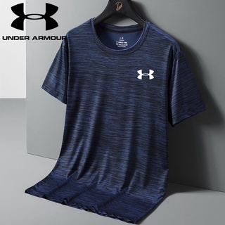 UNDERARMOUR เสื้อยืดแขนสั้น ทรงหลวม ขนาดใหญ่ แฟชั่นฤดูร้อน สําหรับผู้ชาย ไซซ์ M - 8XL