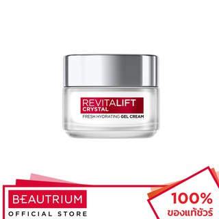 LORÉAL PARIS Revitalift Crystal Fresh Hydrating Gel Cream บำรุงผิวหน้า 50ml