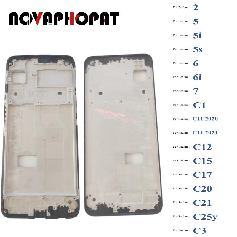 Novaphopat เคสหน้าจอ LCD สําหรับ Realme 2 5 5i 5s 6 6i 7 C1 C11 C12 C15 C17 C21 C25y C3