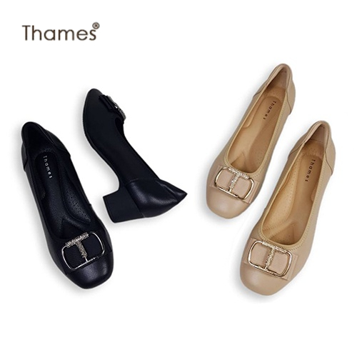 Thames(เทมส์) รองเท้าคัชชู รองเท้าใส่สบาย Shoes-TH41038