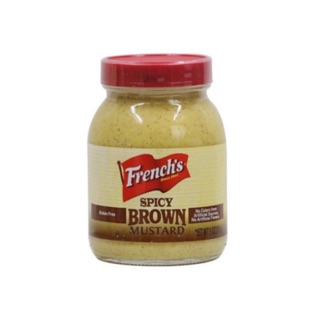 Frenchs spicy brown mustard 255 กรัม เฟร้นช์ สไปซี่ บราวน์ มัสตาร์ด นำเข้าจาก อเม