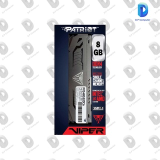 RAM PATRIOT VIPER PC DDR4 8GB 3200MHz ( แรมพีซี ) สินค้าใหม่ รับประกัน LT