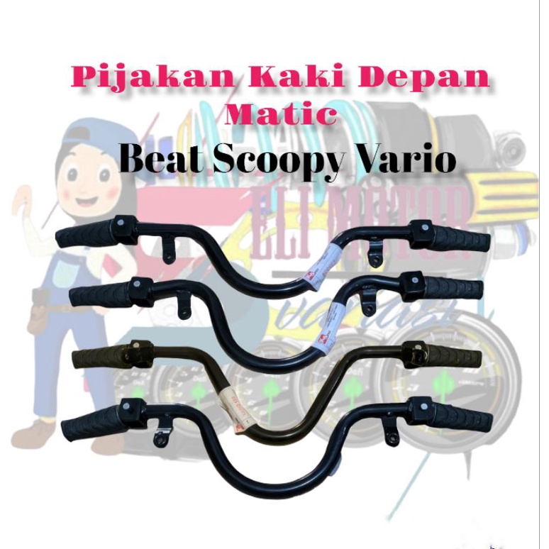Hod Rood ชุดพักเท้าหน้า Postep ชุด footstep มอเตอร์ Matic PNP Honda Beat F1 Beat Karbu Vario Scoopy Mio J