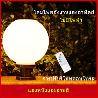 โคมไฟกลางแจ้งเสาหัวเสา Keso LED เสาโคมไฟลานโคมไฟทรงกระบอกบ้านใหม่ชนบทกันน้ําพิเศษสว่างโคมไฟถนน