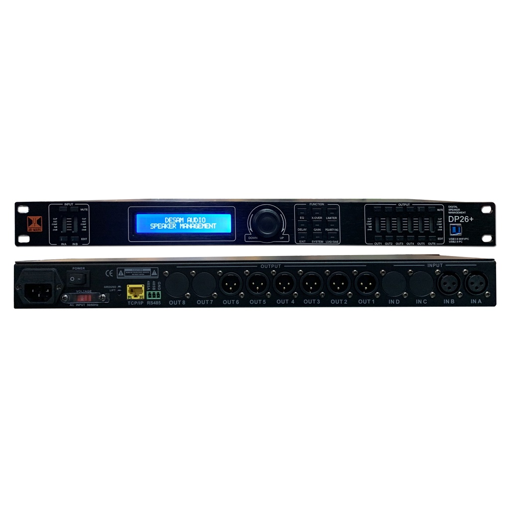 ครอสดิจิตอล DB MARK รุ่น DP26IV DRIVERACK DP26+ Digital Speaker Controller ครอสโอเวอร์ดิจิตอล DP26 ค