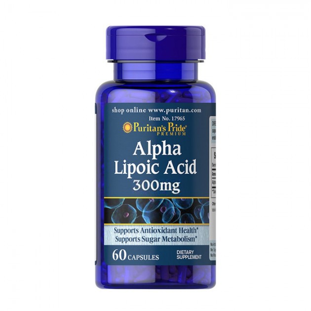 Puritan's Alpha Lipoic Acid 300mg 60 Capsules