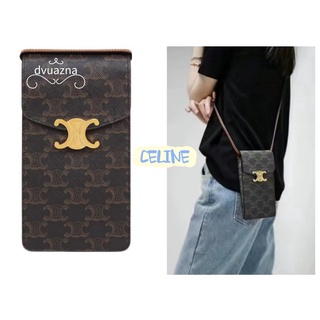 💯 ของแท้ CELINE 22 ต้นฤดูใบไม้ผลิ สินค้าใหม่ Arc de Triomphe กระเป๋าสะพายข้าง กระเป๋าสะพายข้าง