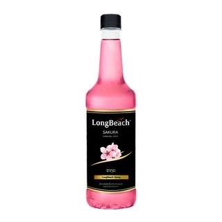 ลองบีชไซรัปซากุระ ขนาด 740 มล. LongBeach Sakura Syrup size 740 ml.