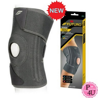 [64040] FUTURO Comfort Fit Knee Stabilizer Adjustable พยุงหัวเข่า ADJ (ดำ) #10704