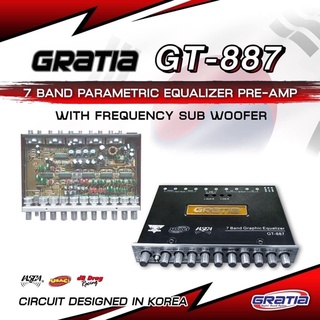 ปรี 7แบรนด์ Gratia GT-887 รุ่นใหม่ล่าสุด Made in KOREA