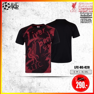 เสื้อฟุตบอล พิมพ์ลาย ลิขสิทธิ์แท้ Liverpool ลิเวอร์พูล LFC-HG-028 สีดำแดง