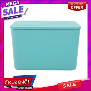 กล่องเก็บของ มีฝา STACKO MARU L 36x26x24 ซม. สีเขียว กล่องเก็บของ STORAGE BOX WITH LID STACKO MARU L 36X26X24CM GREEN อุ