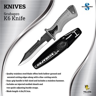 มีดดำน้ำ Scubapro K6 Knife