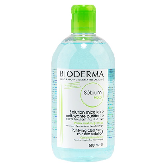⚡️ส่งทันที⚡️ Bioderma Bioderma Sebium h20 500ml. (ฝาเขียว)