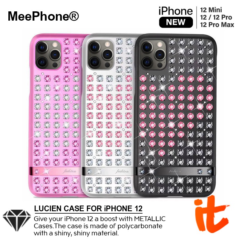Meephone เคสเพชรหัวใจ Lucien Case เคสเพชร เคสคริสตัล iPhone12/iPhone12Pro/12 Pro Max/12mini