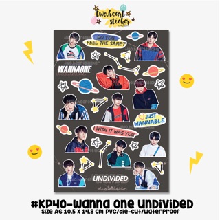 Wanna one Undivided Sticker