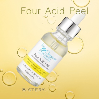 The OrganicPharmacy  Four acid peel เซรั่มเสริมสร้างการผลัดเซลล์ผิว เผยผิวใหม่ที่เนียนเรียบ และดูกระจ่างใส มีออร่า